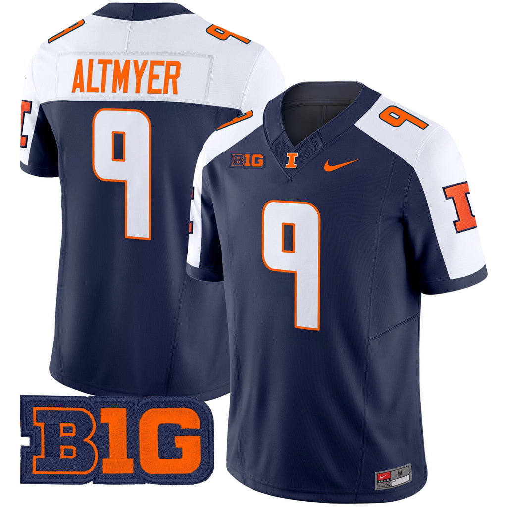 Men's Illinois Fighting Illini 2024 Vapor Limited Jersey - All Stitched - image 1