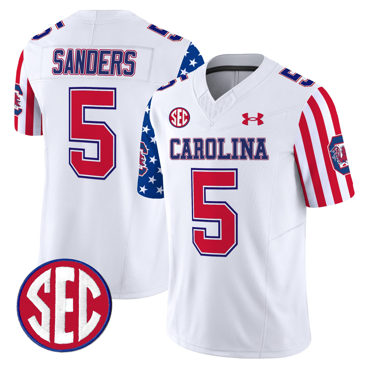 Men's South Carolina Gamecocks American Style Vapor Limited Jersey - All Stitched - image 3