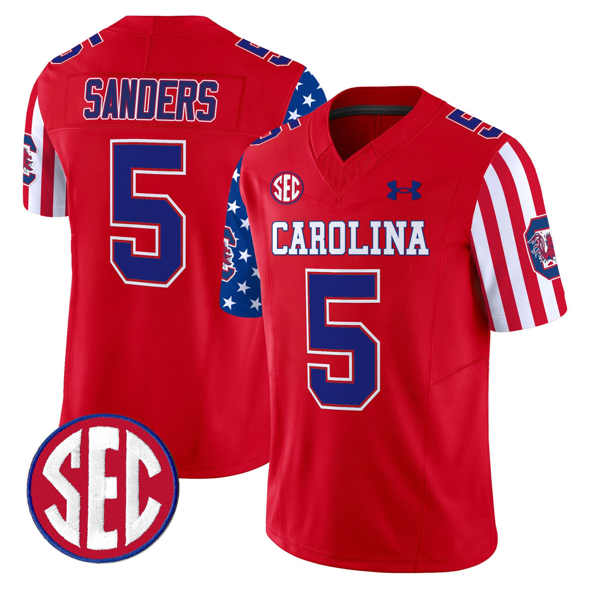 Men's South Carolina Gamecocks American Style Vapor Limited Jersey - All Stitched - image 11