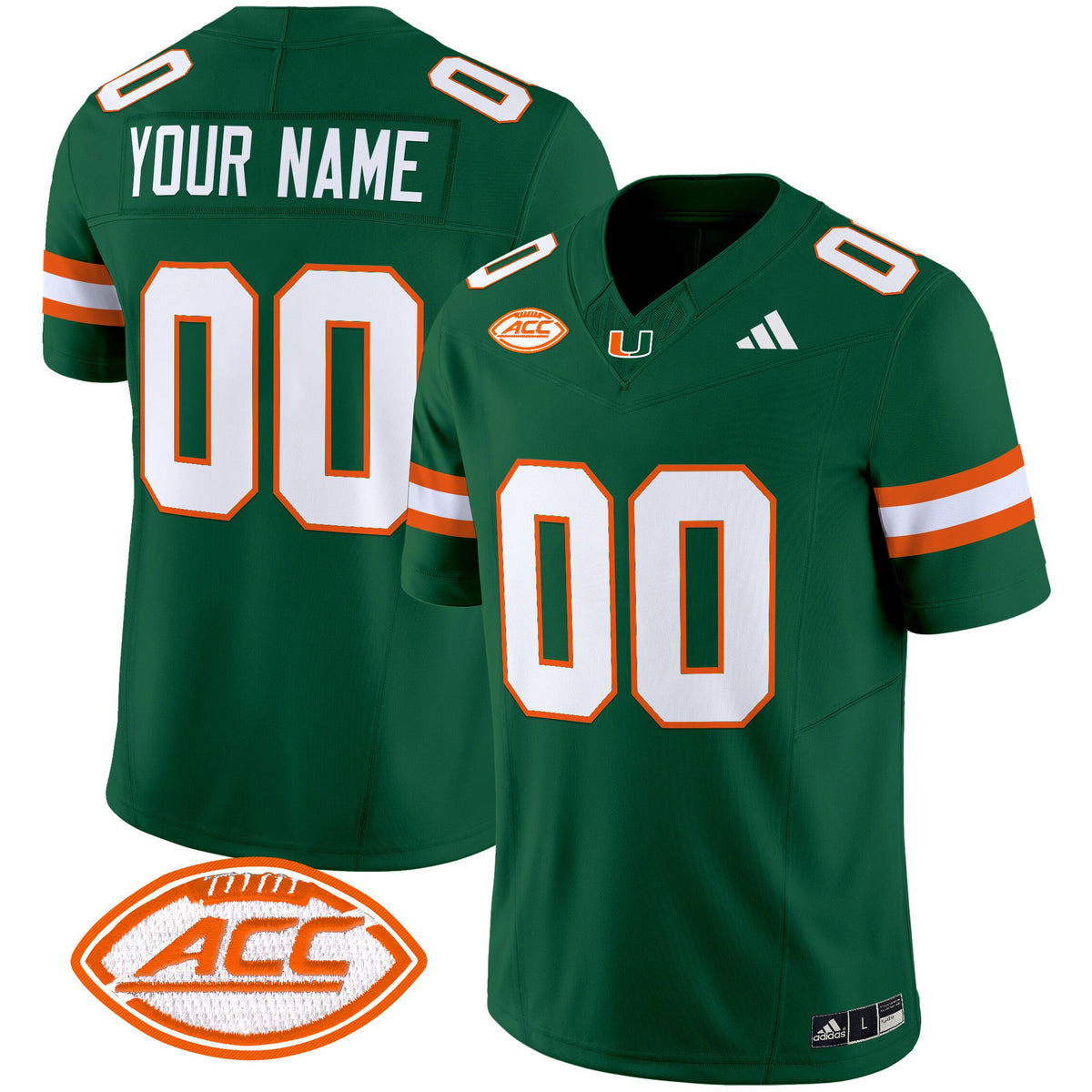 Miami Hurricanes 2024 Vapor Limited Custom Jersey - All Stitched - image 4