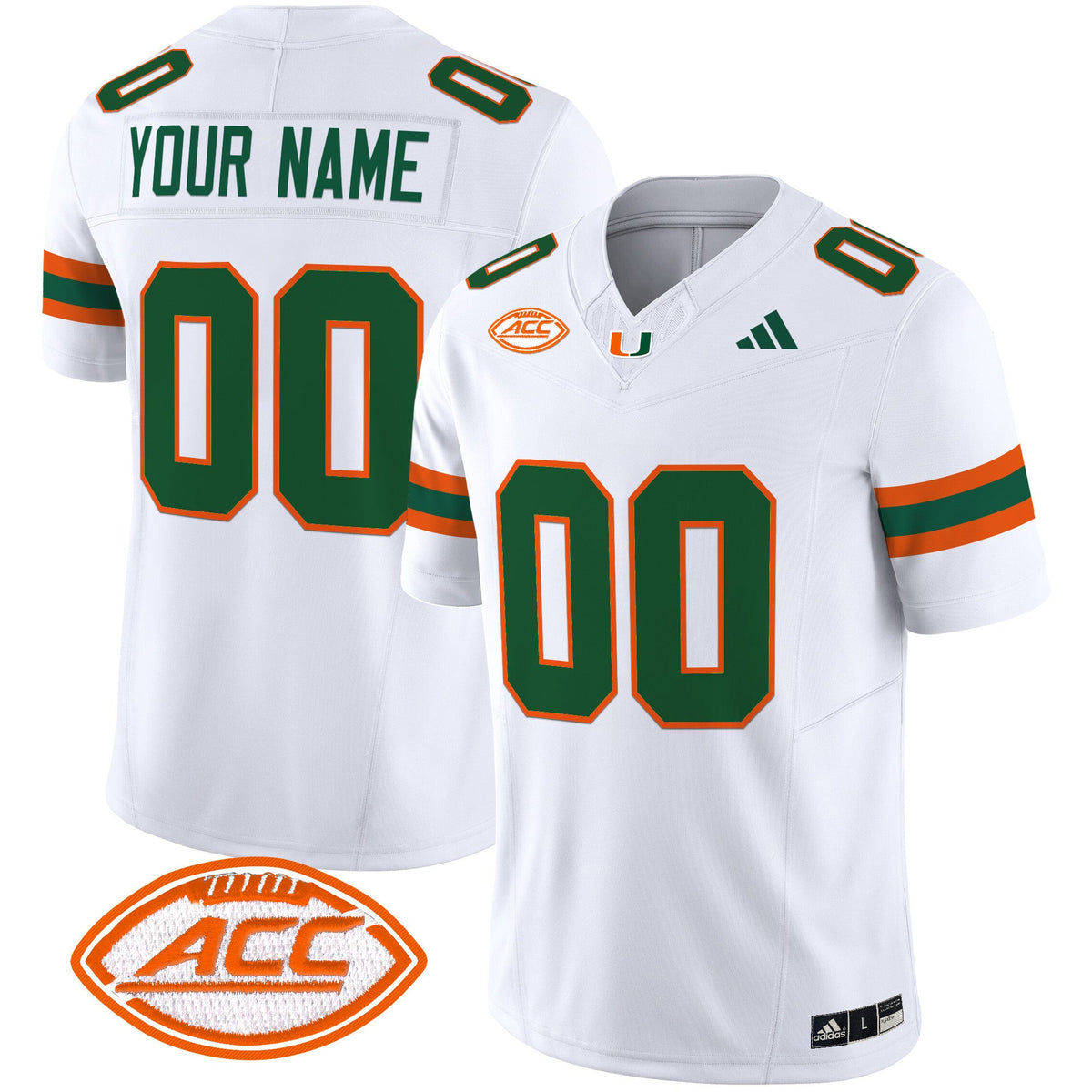 Miami Hurricanes 2024 Vapor Limited Custom Jersey - All Stitched - image 5