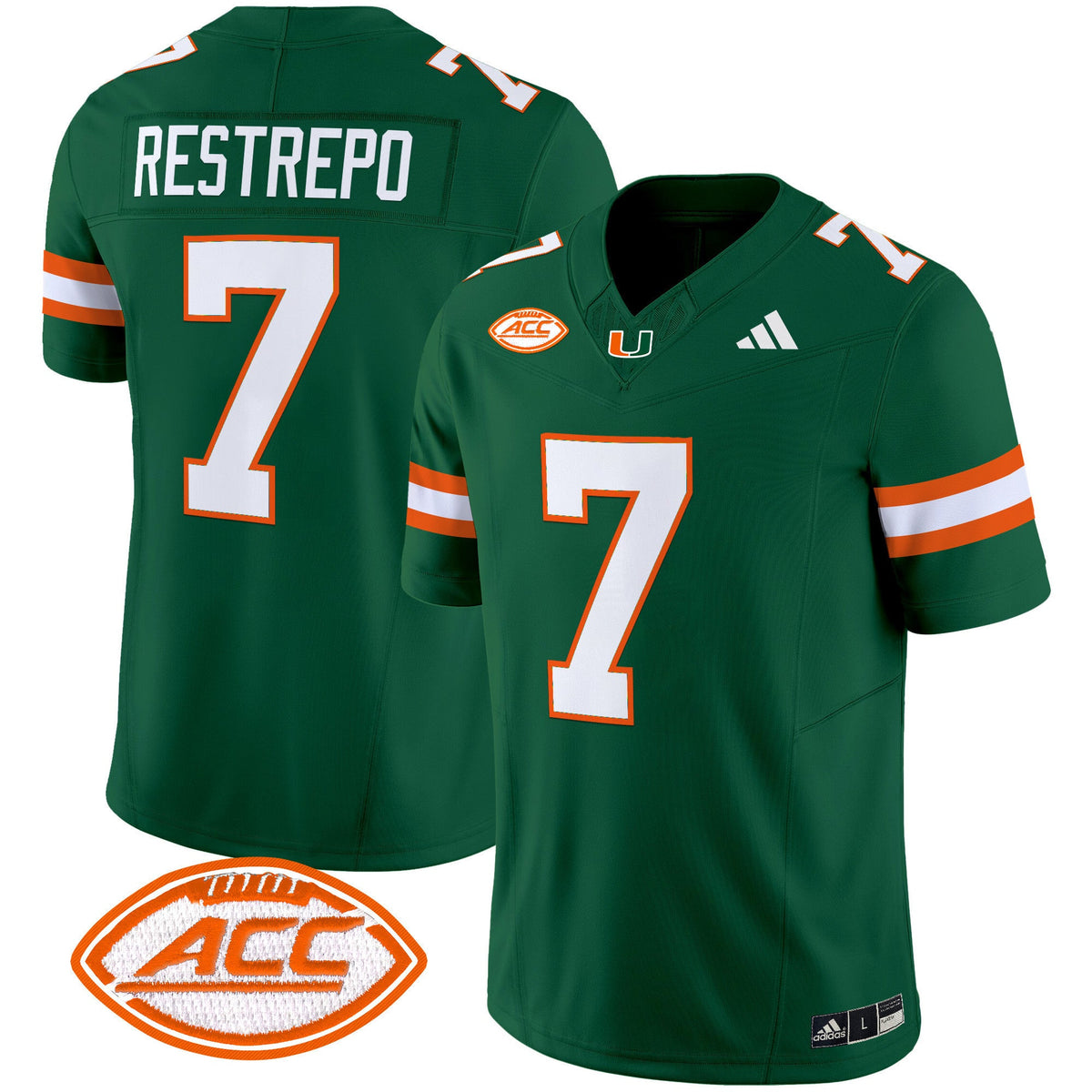 Men's Miami Hurricanes 2024 Vapor Limited Jersey - All Stitched - image 24