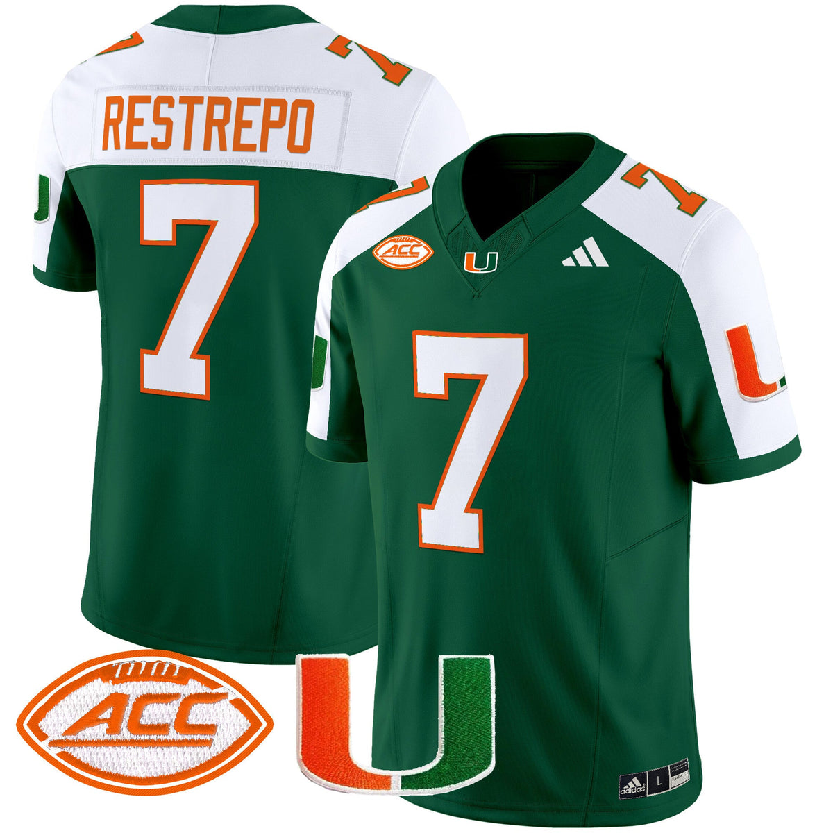 Men's Miami Hurricanes 2024 Vapor Limited Jersey - All Stitched - image 10