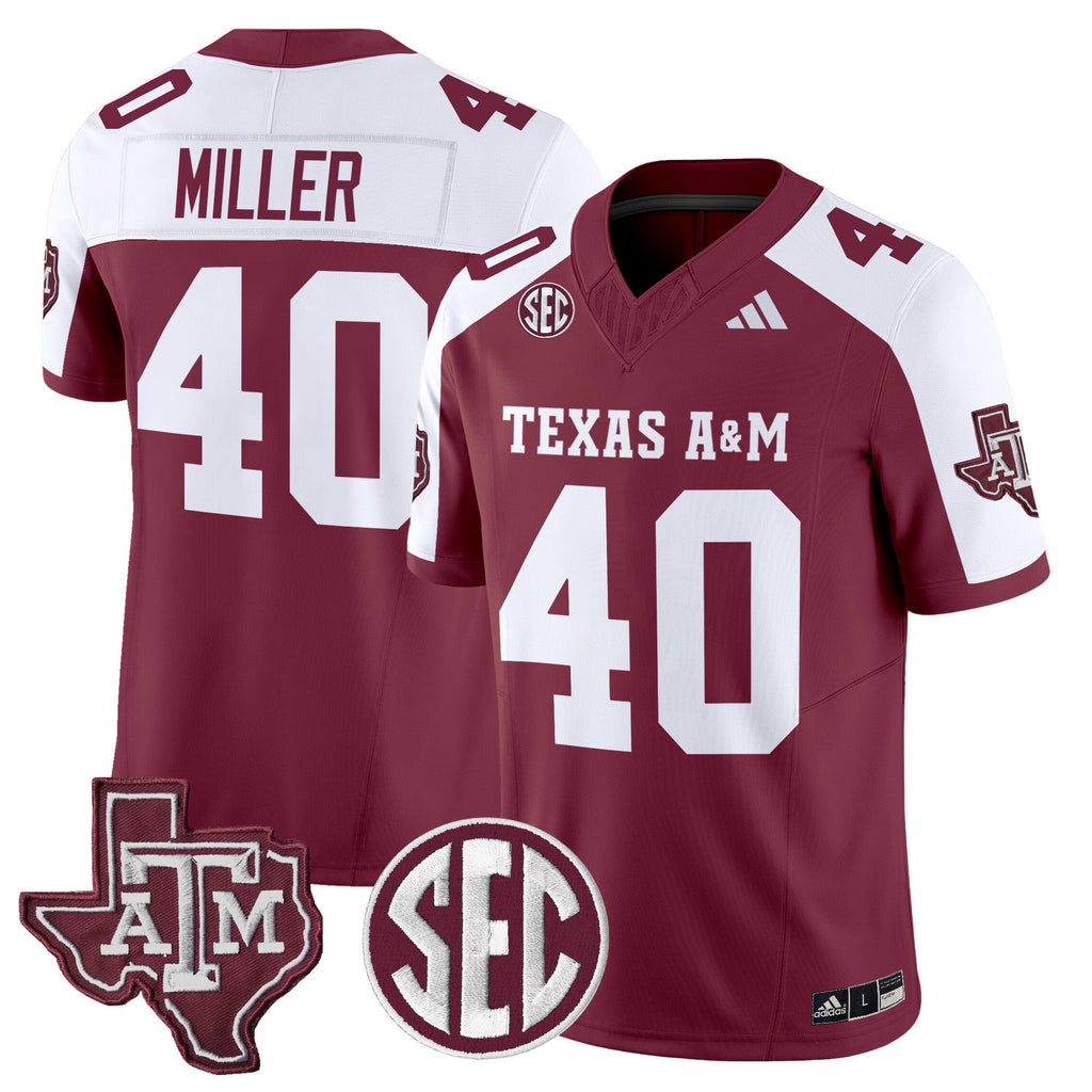 Men's Texas A&M Aggies 2024 Vapor Limited Jersey - All Stitched - image 6