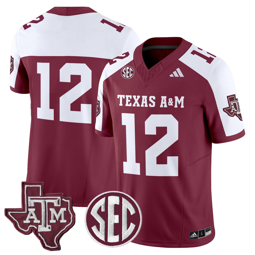 Men's Texas A&M Aggies 2024 Vapor Limited Jersey - All Stitched - image 7