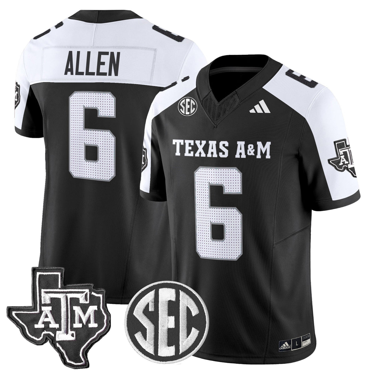 Men's Texas A&M Aggies 2024 Vapor Limited Jersey - All Stitched - image 10