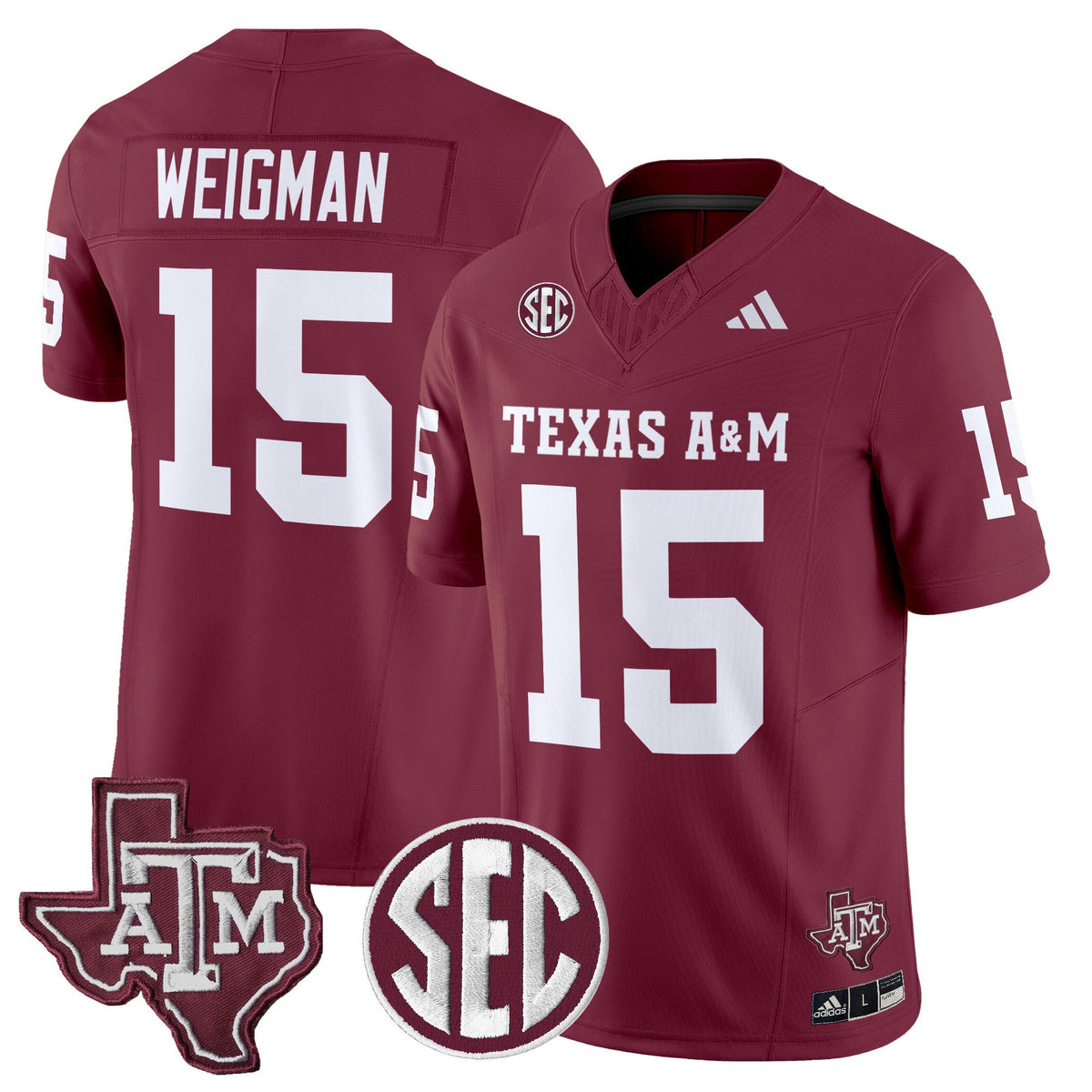 Men's Texas A&M Aggies 2024 Vapor Limited Jersey - All Stitched - image 18