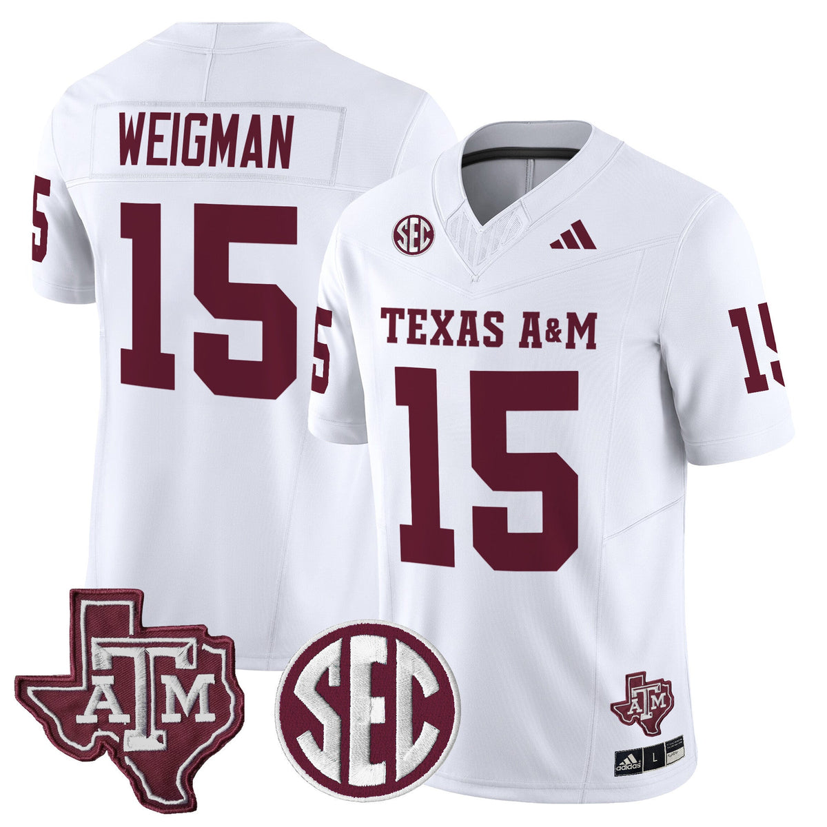 Men's Texas A&M Aggies 2024 Vapor Limited Jersey - All Stitched - image 32
