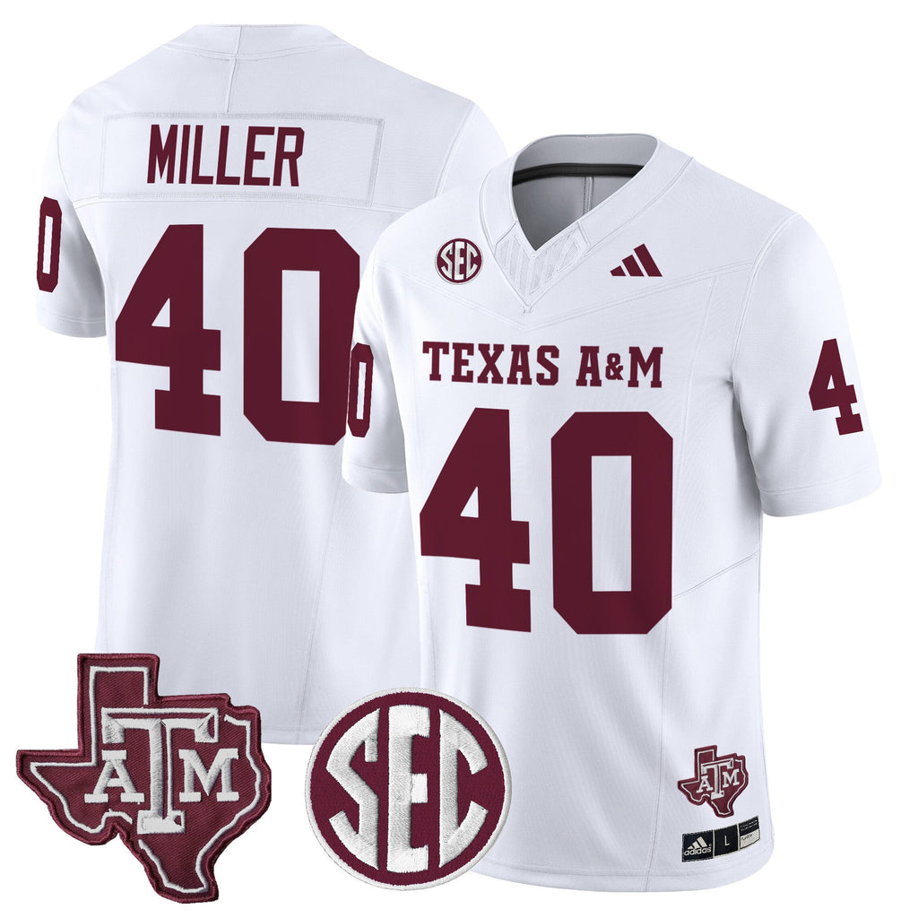 Men's Texas A&M Aggies 2024 Vapor Limited Jersey - All Stitched - image 34