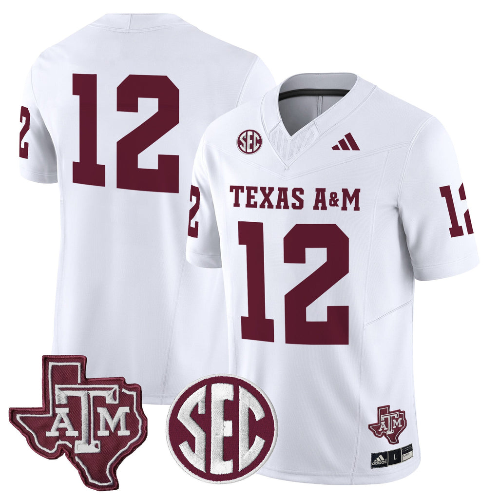 Men's Texas A&M Aggies 2024 Vapor Limited Jersey - All Stitched - image 35