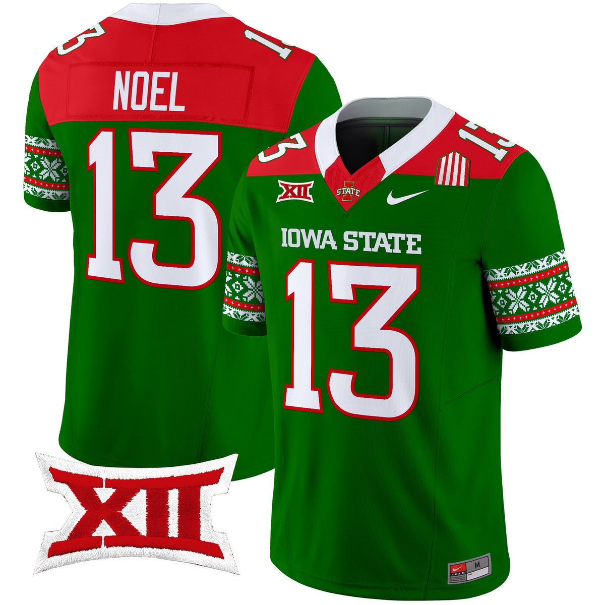 Men's Iowa State Cyclones 2024 Christmas Vapor Limited Jersey - All Stitched - image 10