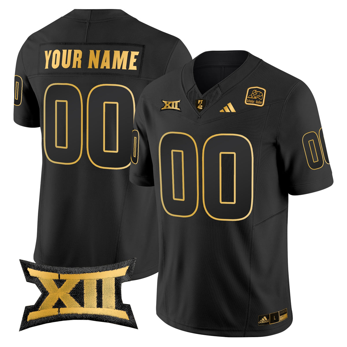 Arizona State Sun Devils 2024 Gold Vapor Limited Custom Jersey - All Stitched - image 3