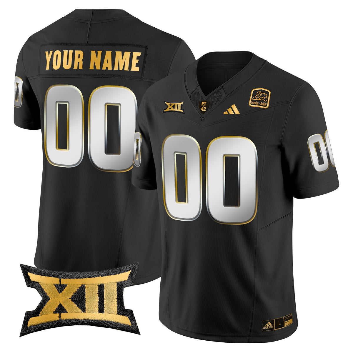Arizona State Sun Devils 2024 Gold Vapor Limited Custom Jersey - All Stitched - image 4