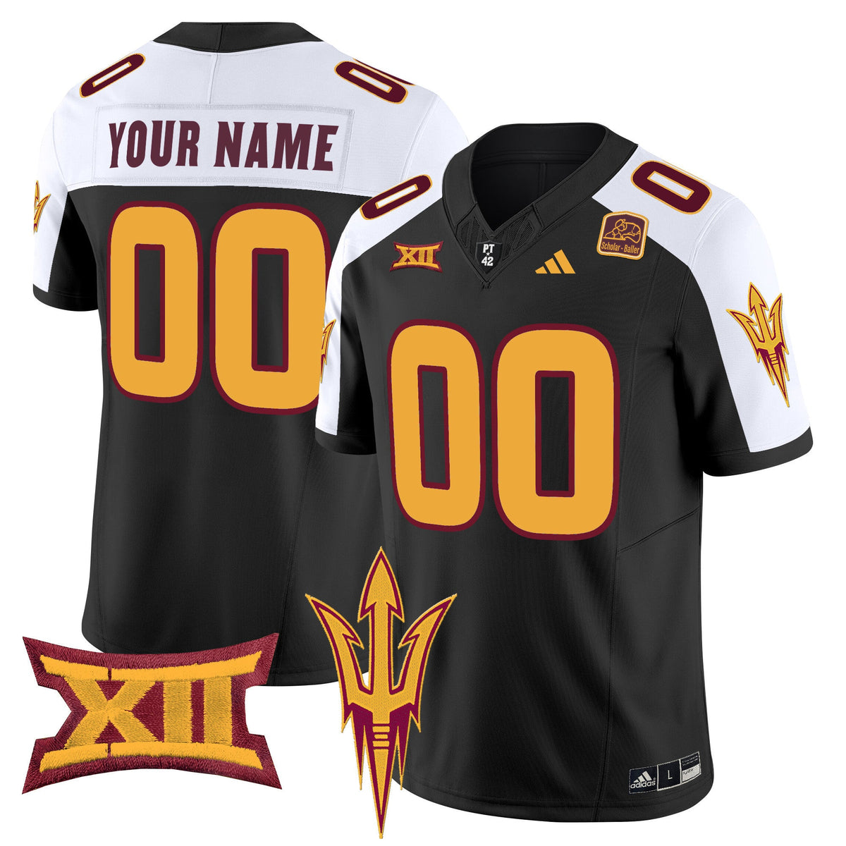 Arizona State Sun Devils 2024 Vapor Limited Custom Jersey - All Stitched - image 2