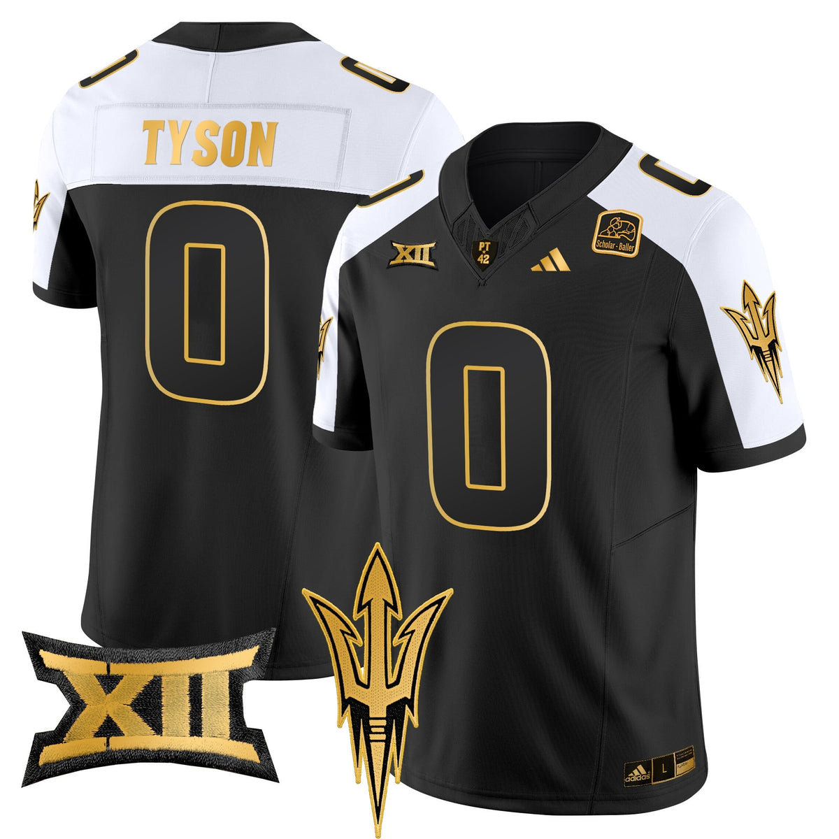 Men's Arizona State Sun Devils 2024 Gold Vapor Limited Jersey - All Stitched - image 3