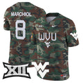West Virginia Mountaineers 2024 Military Vapor Limited Jersey - All Stitched - image 1