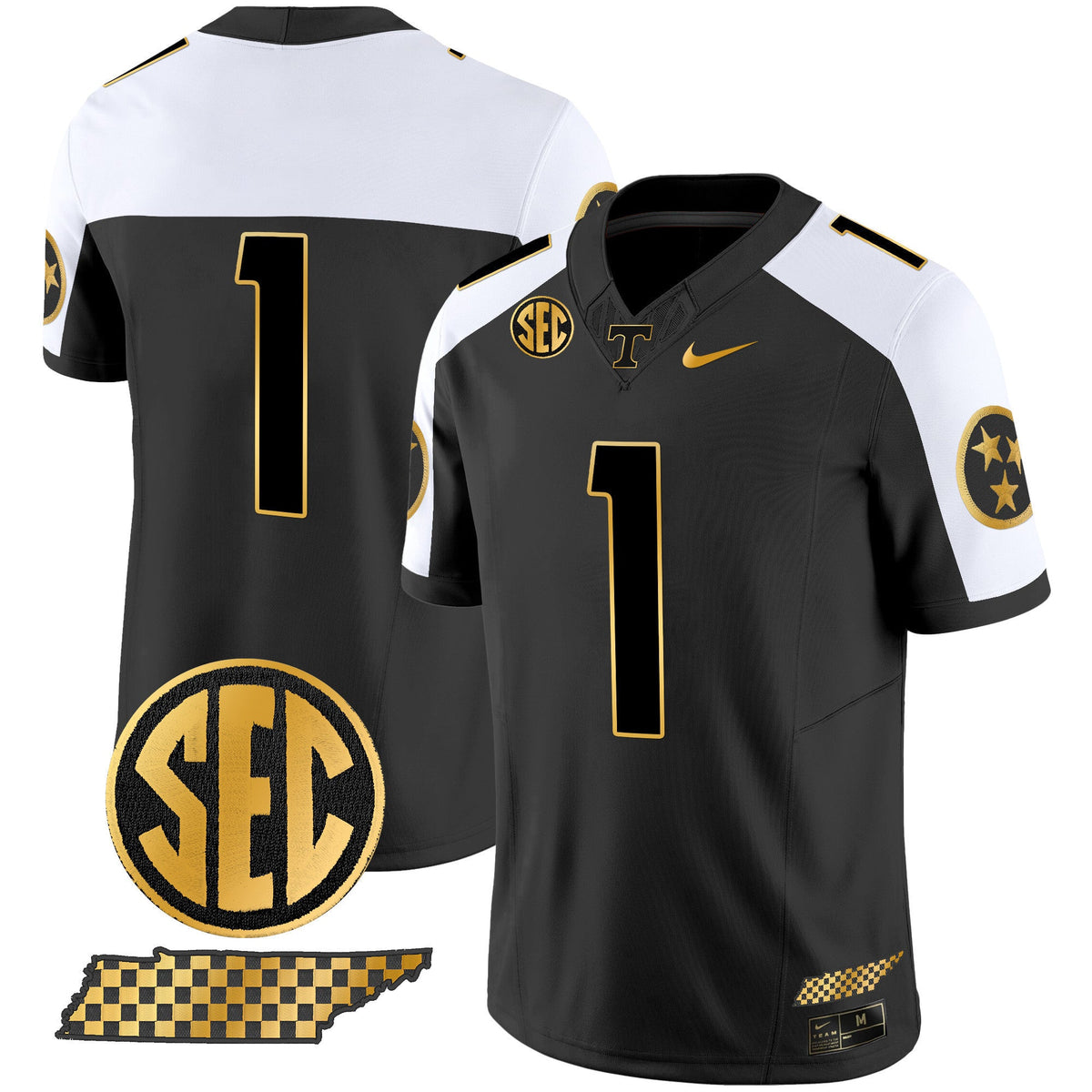 Men's Tennessee Volunteers 2024 Gold Vapor Limited Jersey V2 - All Stitched - image 9