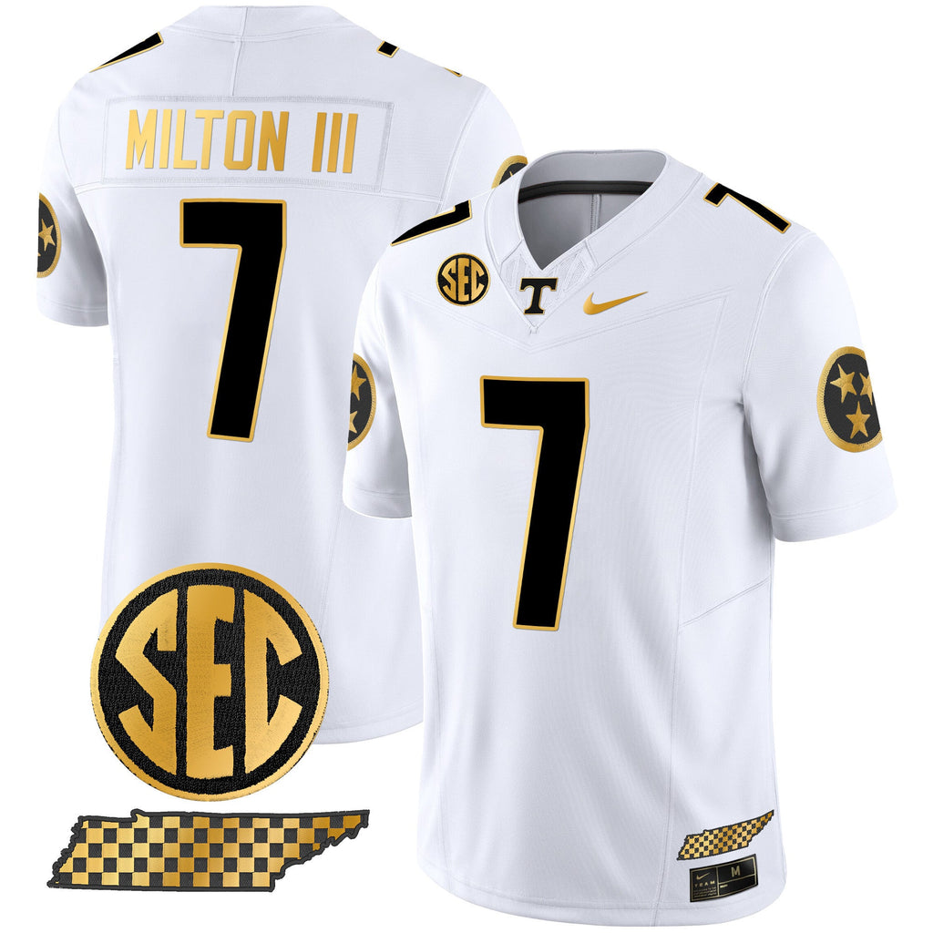 Men's Tennessee Volunteers 2024 Gold Vapor Limited Jersey V2 - All Stitched - image 13