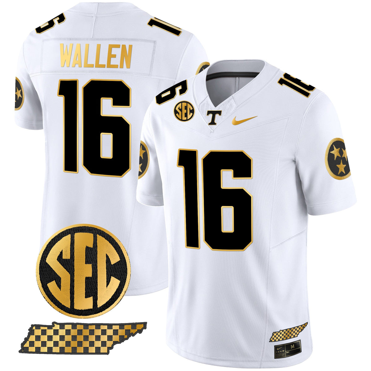 Men's Tennessee Volunteers 2024 Gold Vapor Limited Jersey V2 - All Stitched - image 14