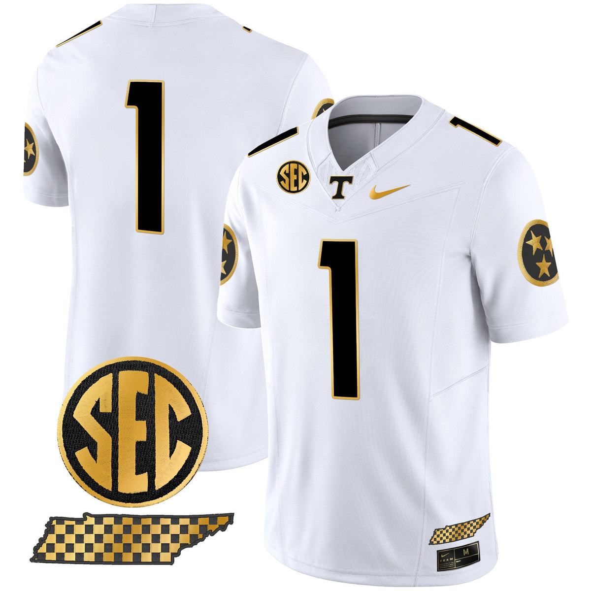 Men's Tennessee Volunteers 2024 Gold Vapor Limited Jersey V2 - All Stitched - image 18