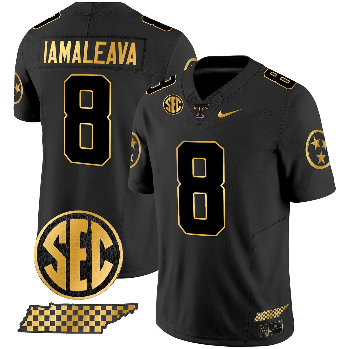 Men's Tennessee Volunteers 2024 Gold Vapor Limited Jersey V2 - All Stitched - image 19