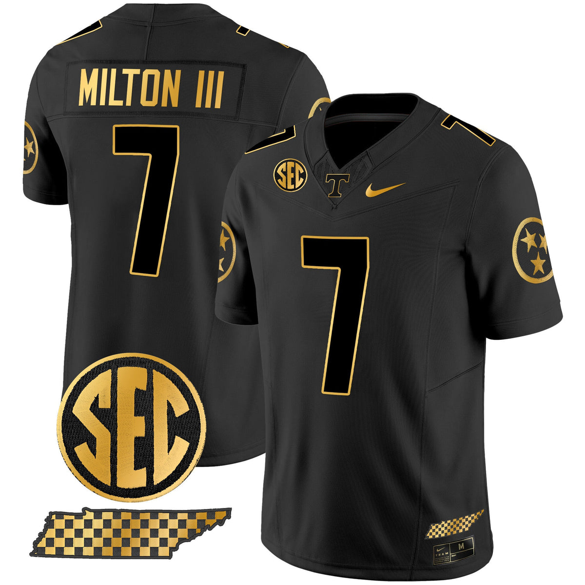 Men's Tennessee Volunteers 2024 Gold Vapor Limited Jersey V2 - All Stitched - image 22