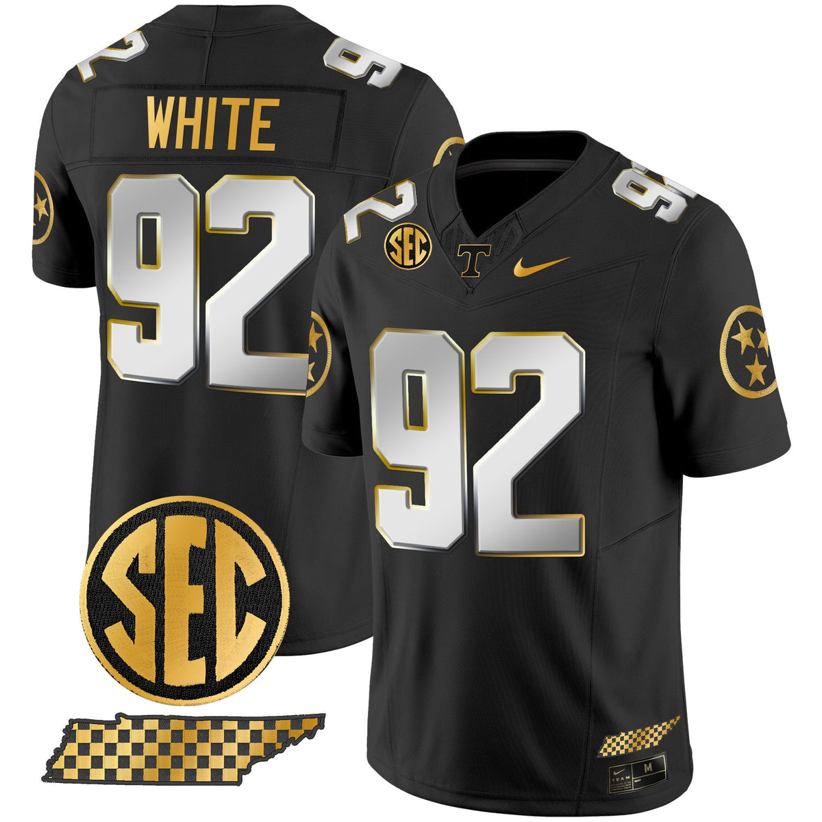 Men's Tennessee Volunteers 2024 Gold Vapor Limited Jersey V2 - All Stitched - image 35