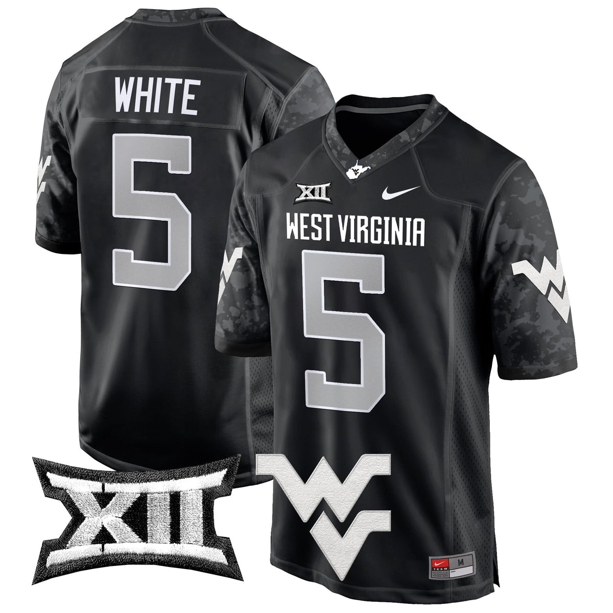 Men's West Virginia Mountaineers 2024 Game Jersey - All Stitched - image 5