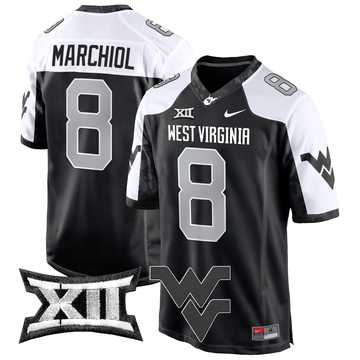 Men's West Virginia Mountaineers 2024 Game Jersey - All Stitched - image 9