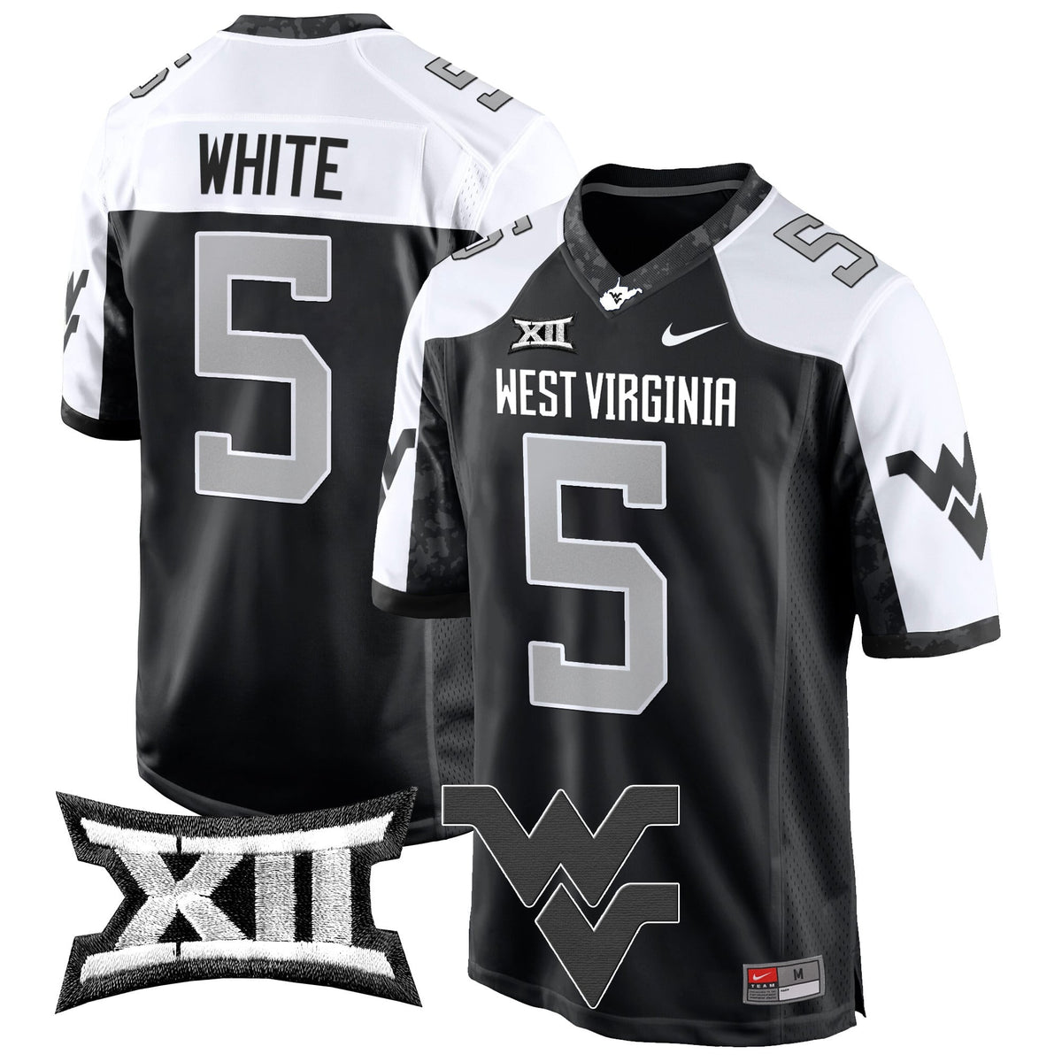 Men's West Virginia Mountaineers 2024 Game Jersey - All Stitched - image 13