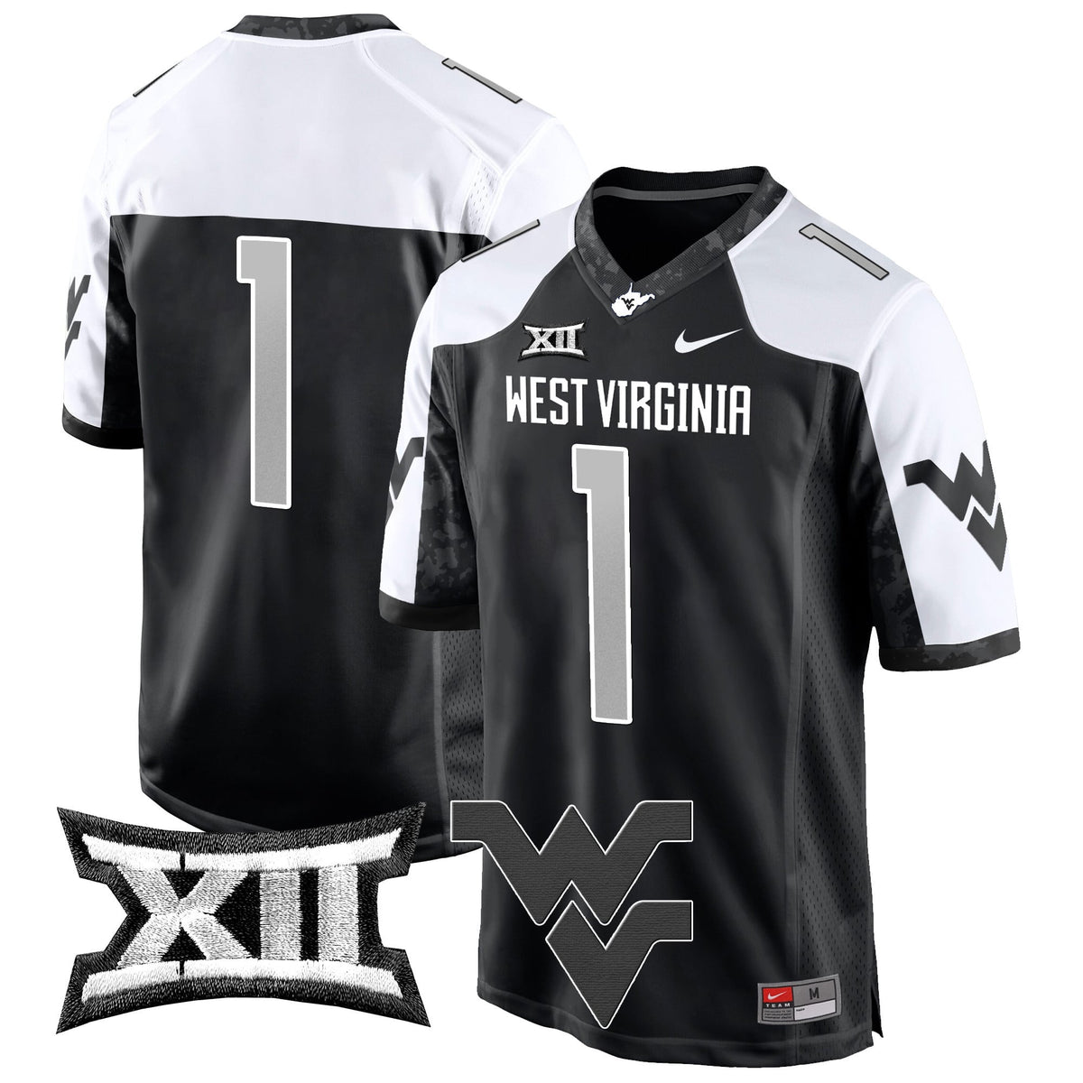 Men's West Virginia Mountaineers 2024 Game Jersey - All Stitched - image 16