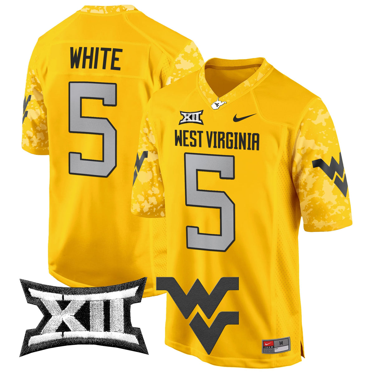 Men's West Virginia Mountaineers 2024 Game Jersey - All Stitched - image 21