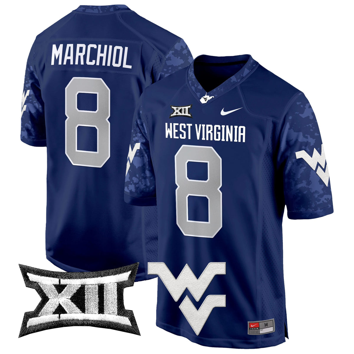 Men's West Virginia Mountaineers 2024 Game Jersey - All Stitched - image 25
