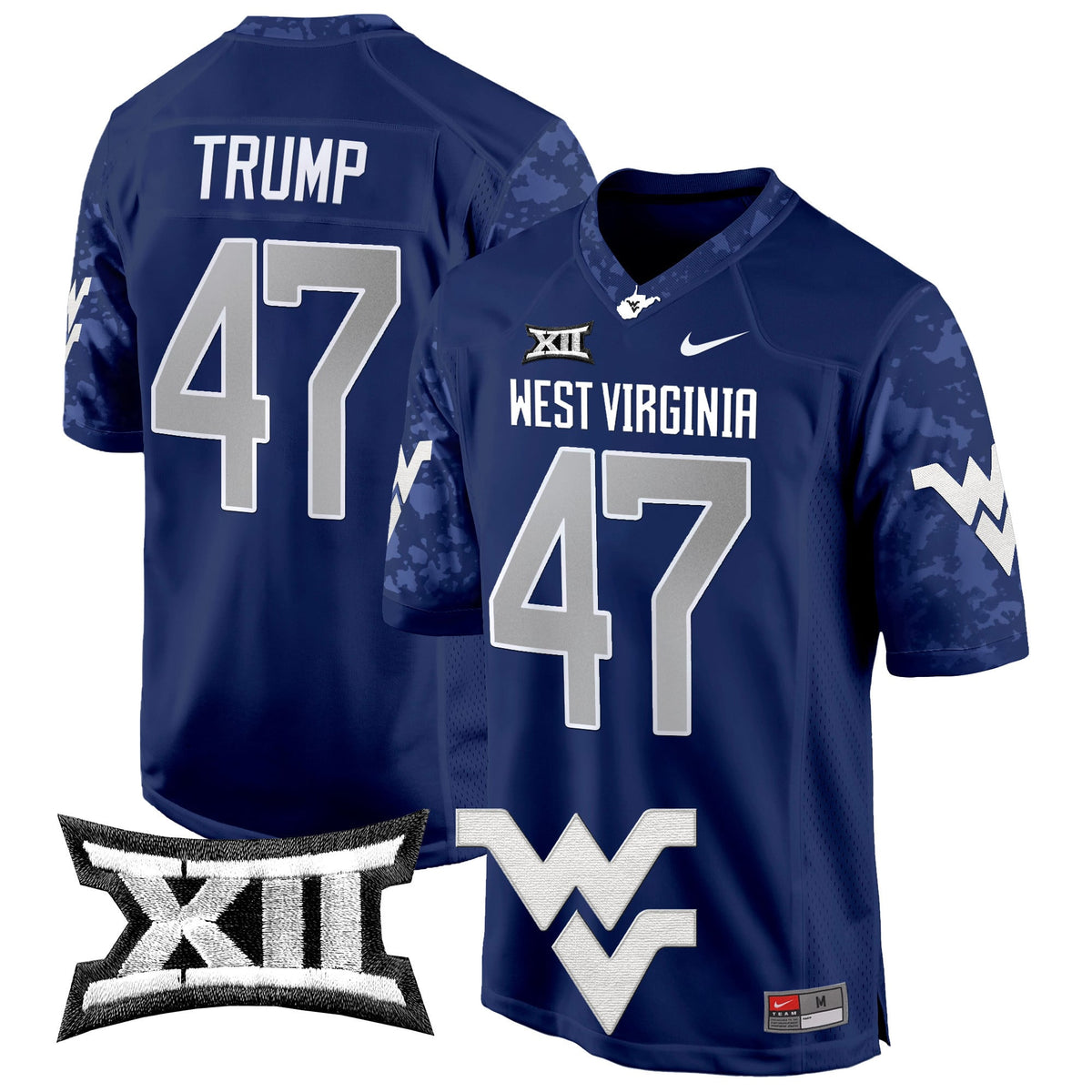 Men's West Virginia Mountaineers 2024 Game Jersey - All Stitched - image 31