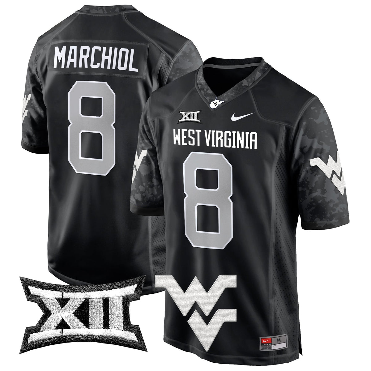 Men's West Virginia Mountaineers 2024 Game Jersey - All Stitched - image 1