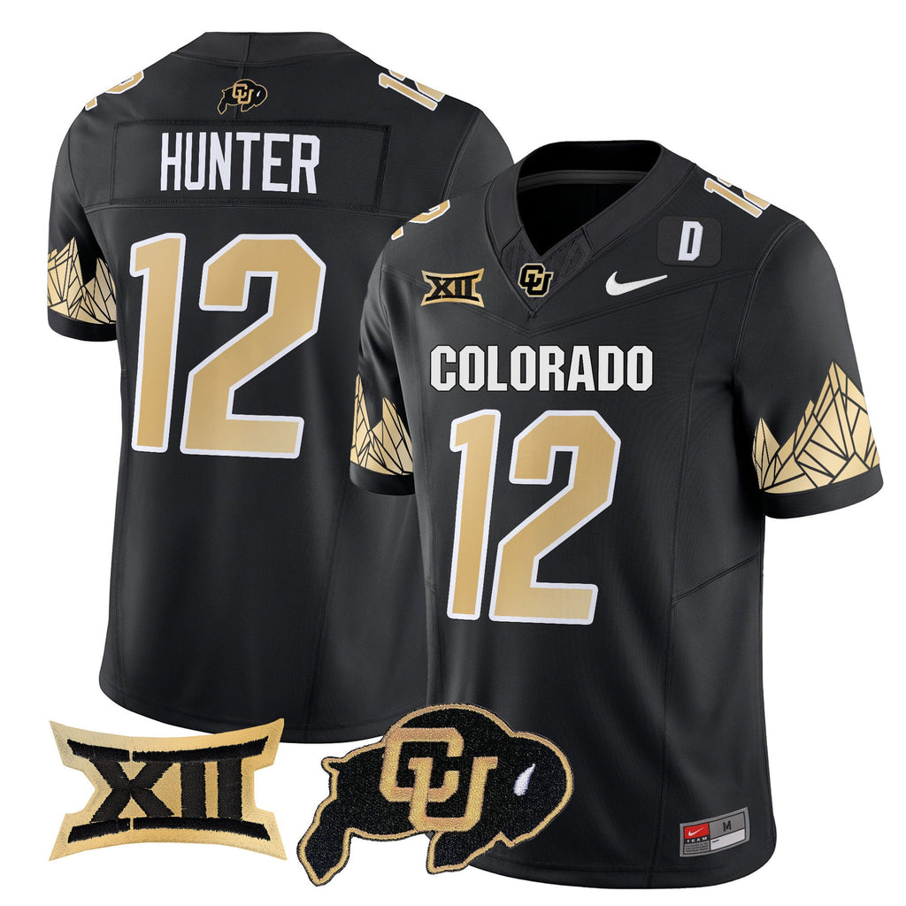 Men's Colorado Buffaloes Vapor Limited Jersey V4 - Big 12 XII Patch - All Stitched - image 2