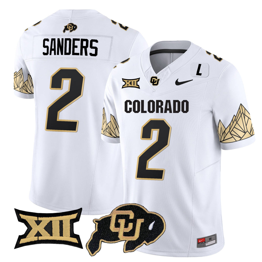 Men's Colorado Buffaloes Vapor Limited Jersey V4 - Big 12 XII Patch - All Stitched - image 9
