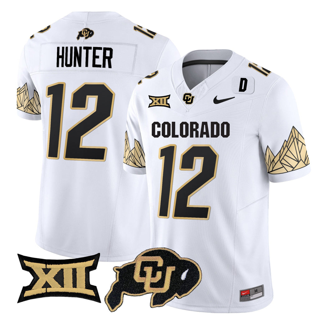 Men's Colorado Buffaloes Vapor Limited Jersey V4 - Big 12 XII Patch - All Stitched - image 10