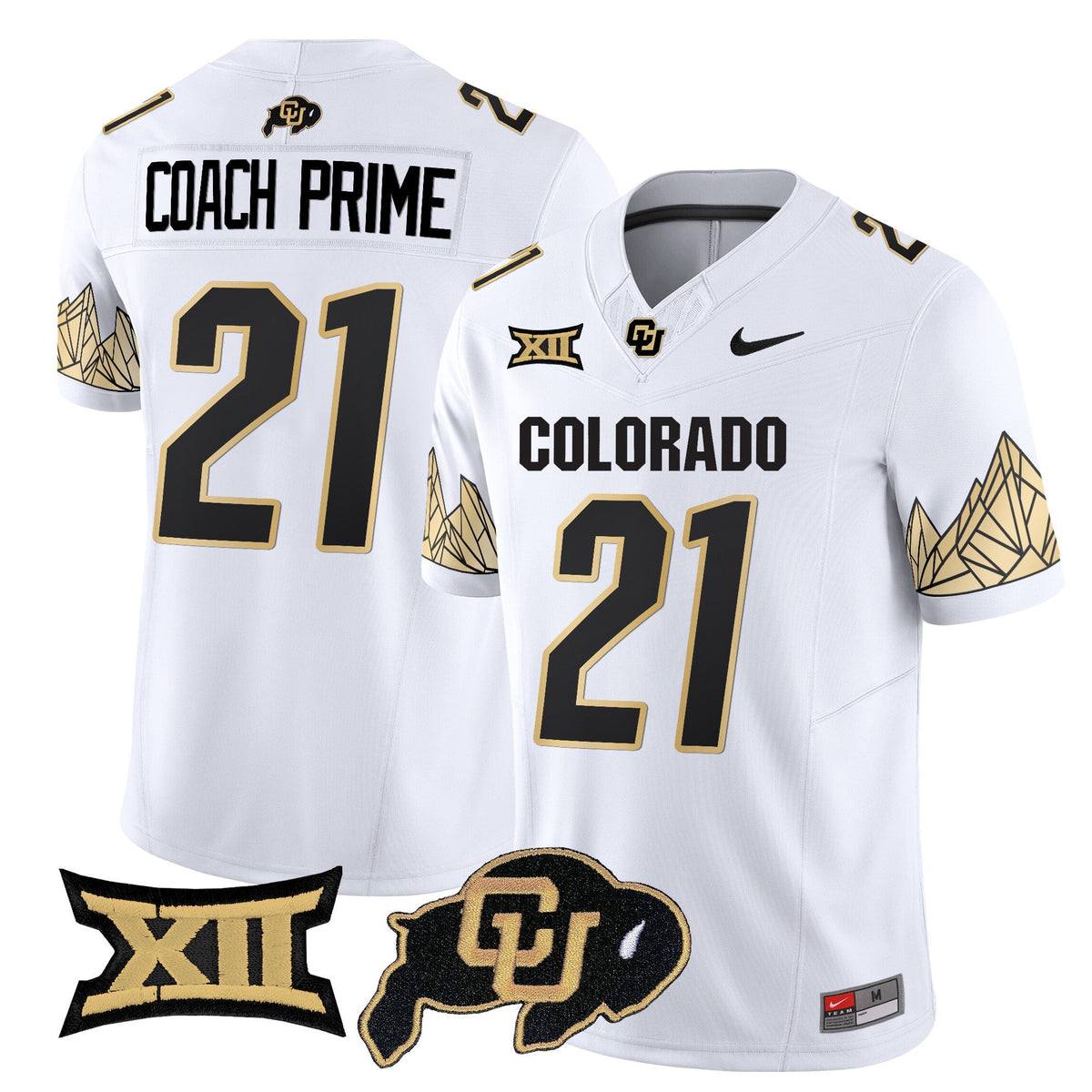 Men's Colorado Buffaloes Vapor Limited Jersey V4 - Big 12 XII Patch - All Stitched - image 15