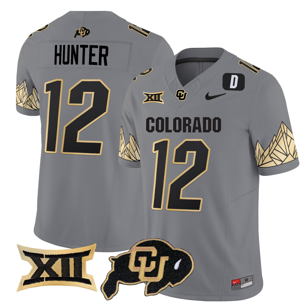Men's Colorado Buffaloes Vapor Limited Jersey V4 - Big 12 XII Patch - All Stitched - image 18