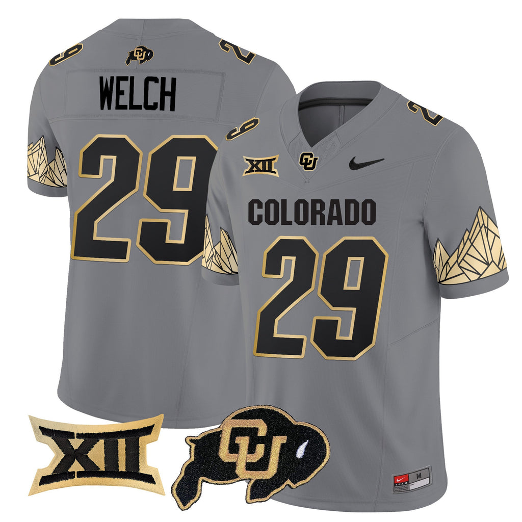 Men's Colorado Buffaloes Vapor Limited Jersey V4 - Big 12 XII Patch - All Stitched - image 20