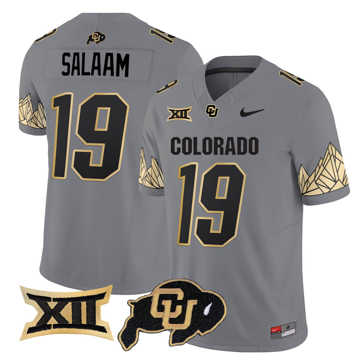 Men's Colorado Buffaloes Vapor Limited Jersey V4 - Big 12 XII Patch - All Stitched - image 21
