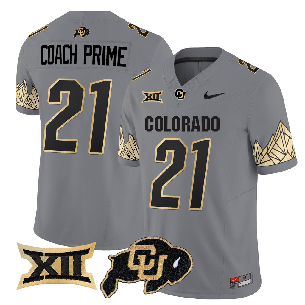 Men's Colorado Buffaloes Vapor Limited Jersey V4 - Big 12 XII Patch - All Stitched - image 23