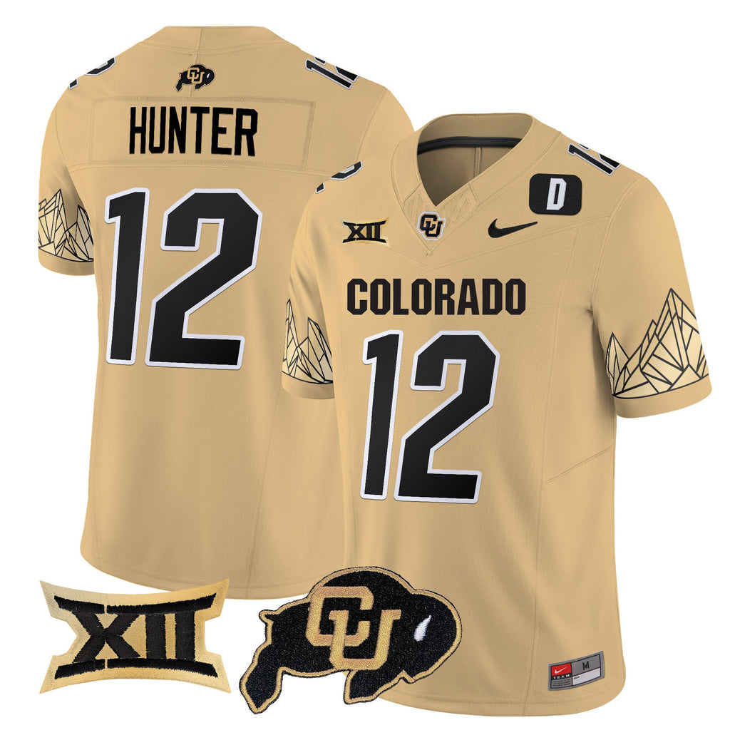 Men's Colorado Buffaloes Vapor Limited Jersey V4 - Big 12 XII Patch - All Stitched - image 26