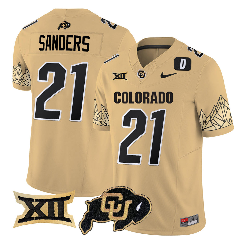 Men's Colorado Buffaloes Vapor Limited Jersey V4 - Big 12 XII Patch - All Stitched - image 27
