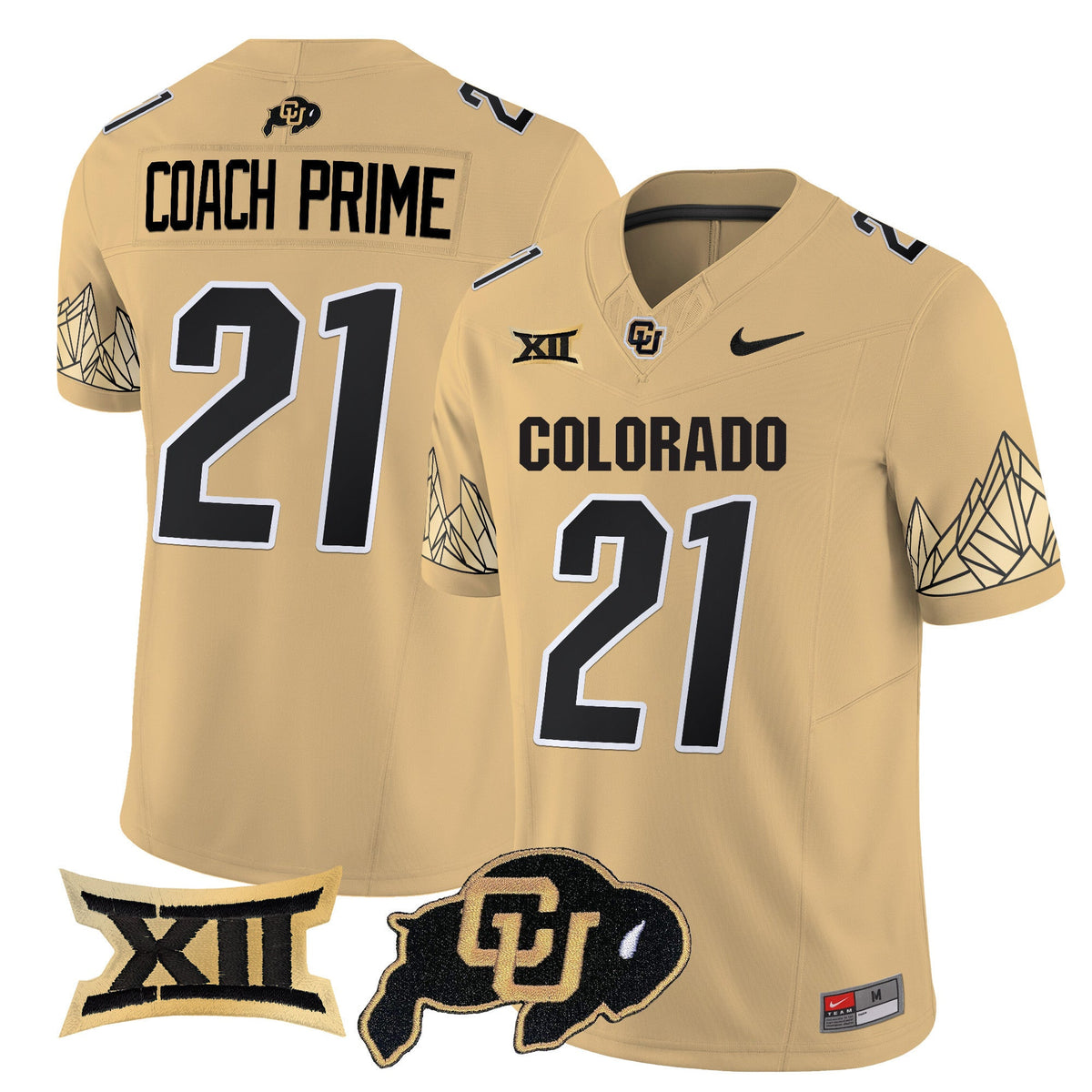Men's Colorado Buffaloes Vapor Limited Jersey V4 - Big 12 XII Patch - All Stitched - image 31