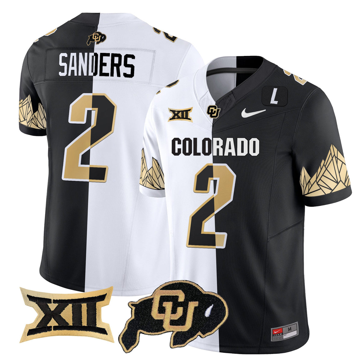 Men's Colorado Buffaloes Vapor Limited Jersey V4 - Big 12 XII Patch - All Stitched - image 33