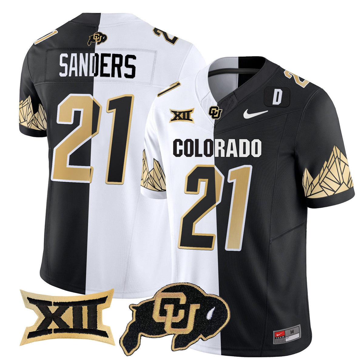 Men's Colorado Buffaloes Vapor Limited Jersey V4 - Big 12 XII Patch - All Stitched - image 35