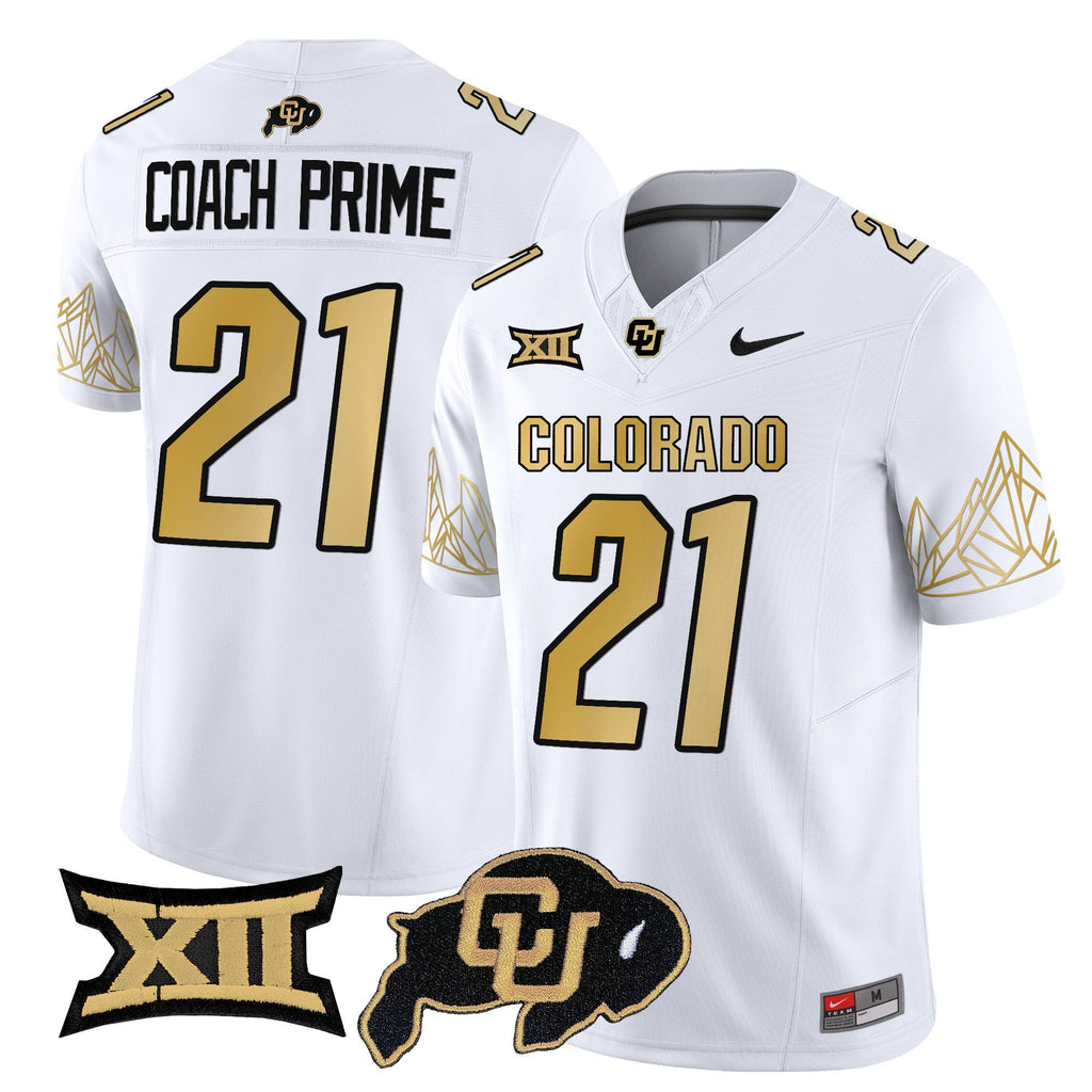 Men's Colorado Buffaloes Vapor Limited Jersey V4 - Big 12 XII Patch - All Stitched - image 47