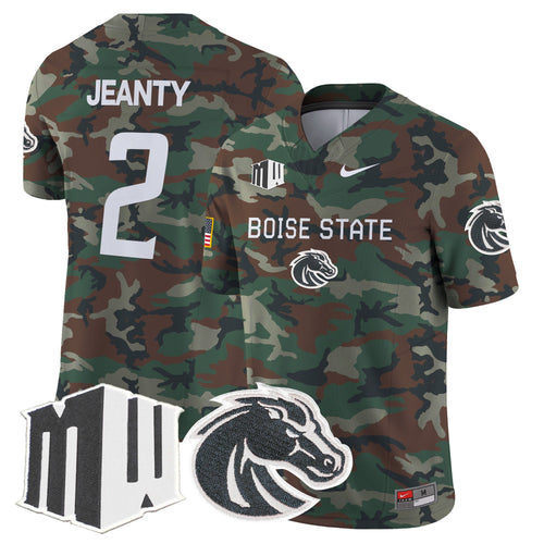 Boise State Broncos 2024 Military Vapor Limited Jersey - All Stitched - image 1